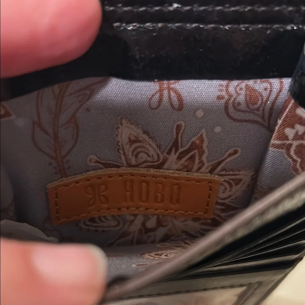 HOBO Black Leather Wallet - Picture 2 of 9